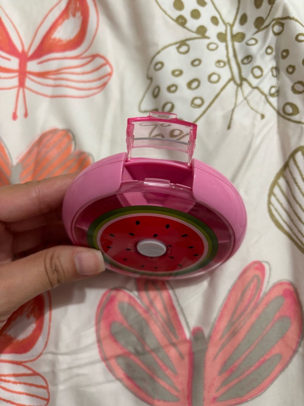 Pink Watermelon Compact Pill Container - Picture 2 of 3
